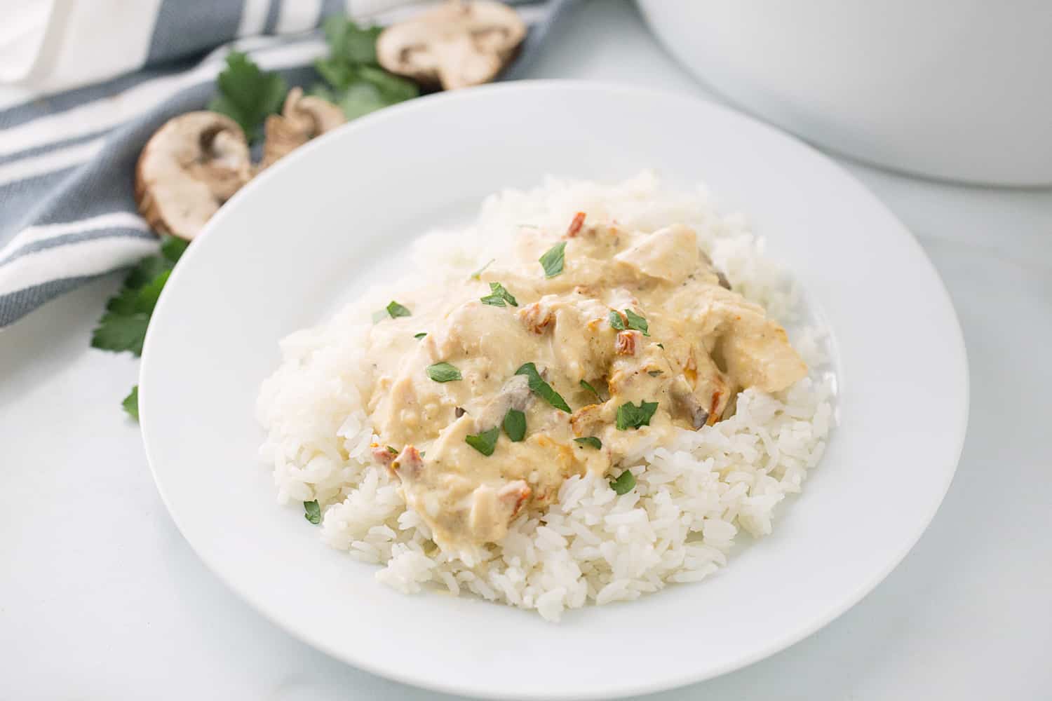 Slow Cooker Creamy Italian Chicken