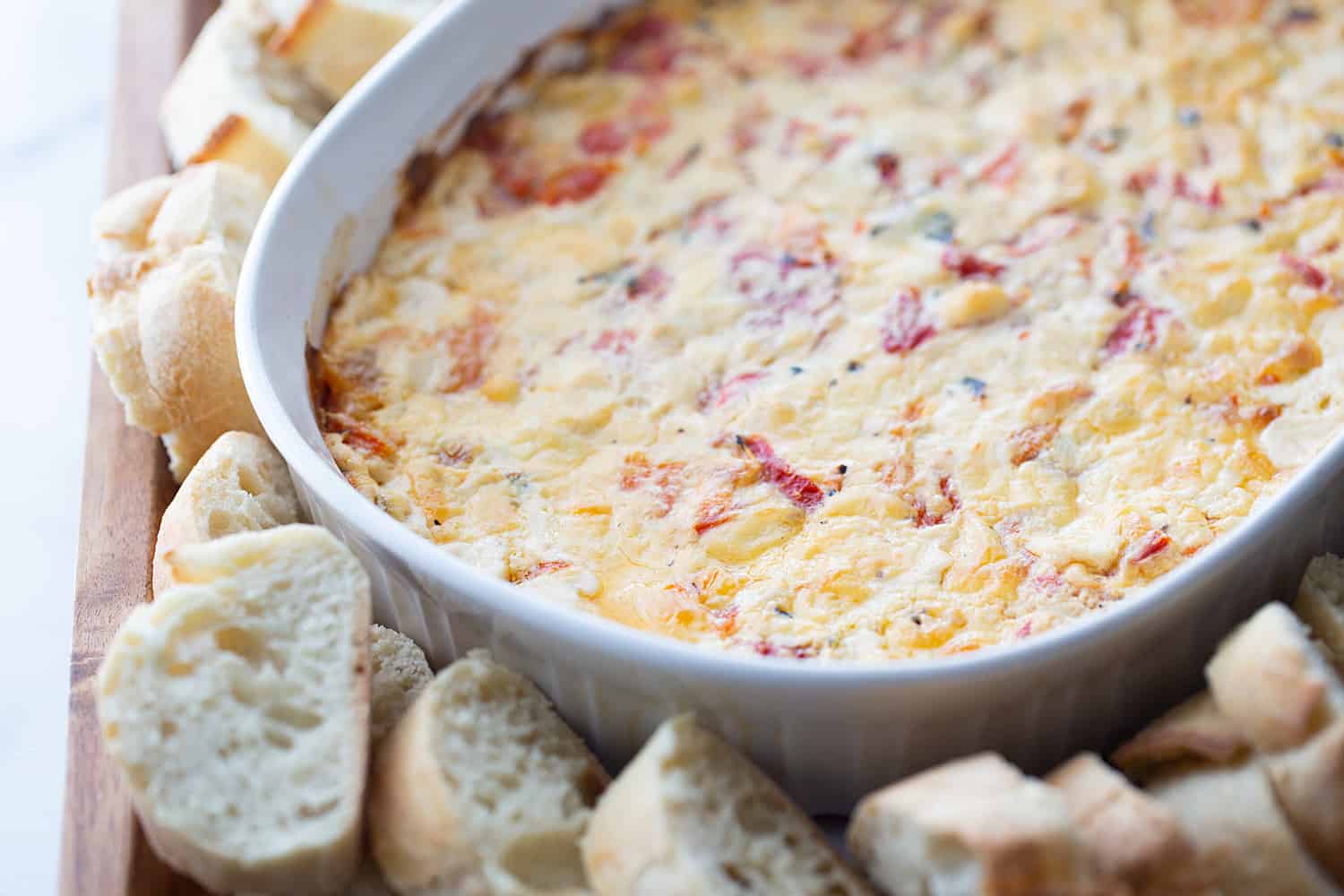 Hot Roasted Red Pepper Dip