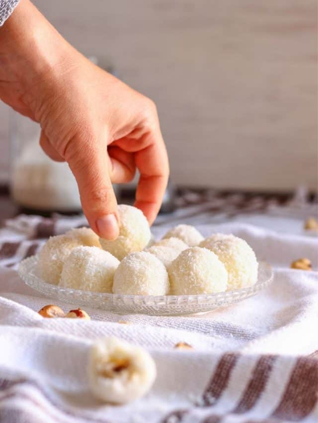How to Make Coconut Balls With Condensed Milk HalfScratched