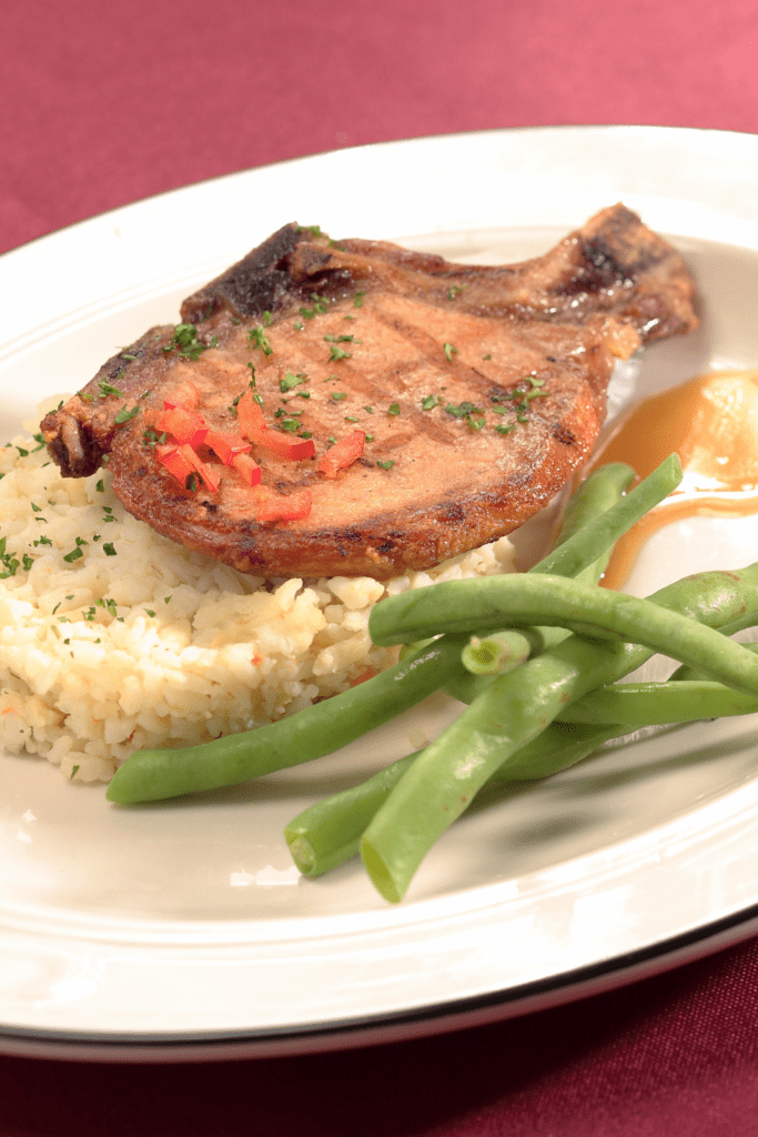 Oven Baked Bone-In Pork Chops