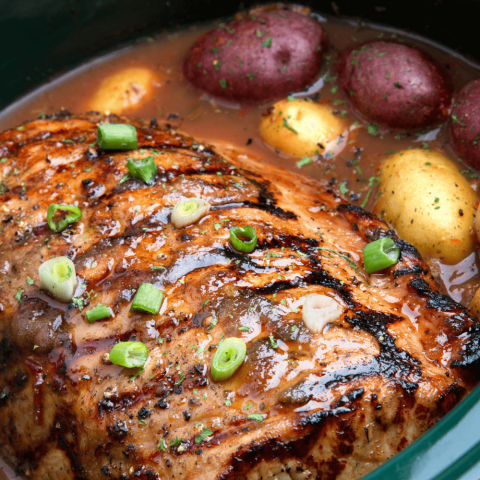 ribeye steak in crock pot