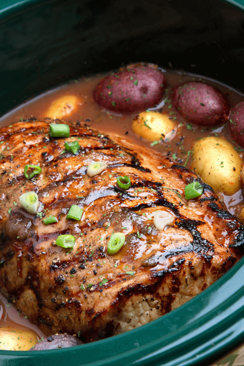 ribeye steak in crock pot