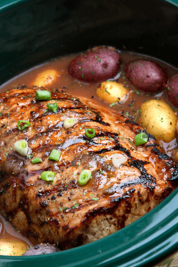 ribeye steak in crock pot