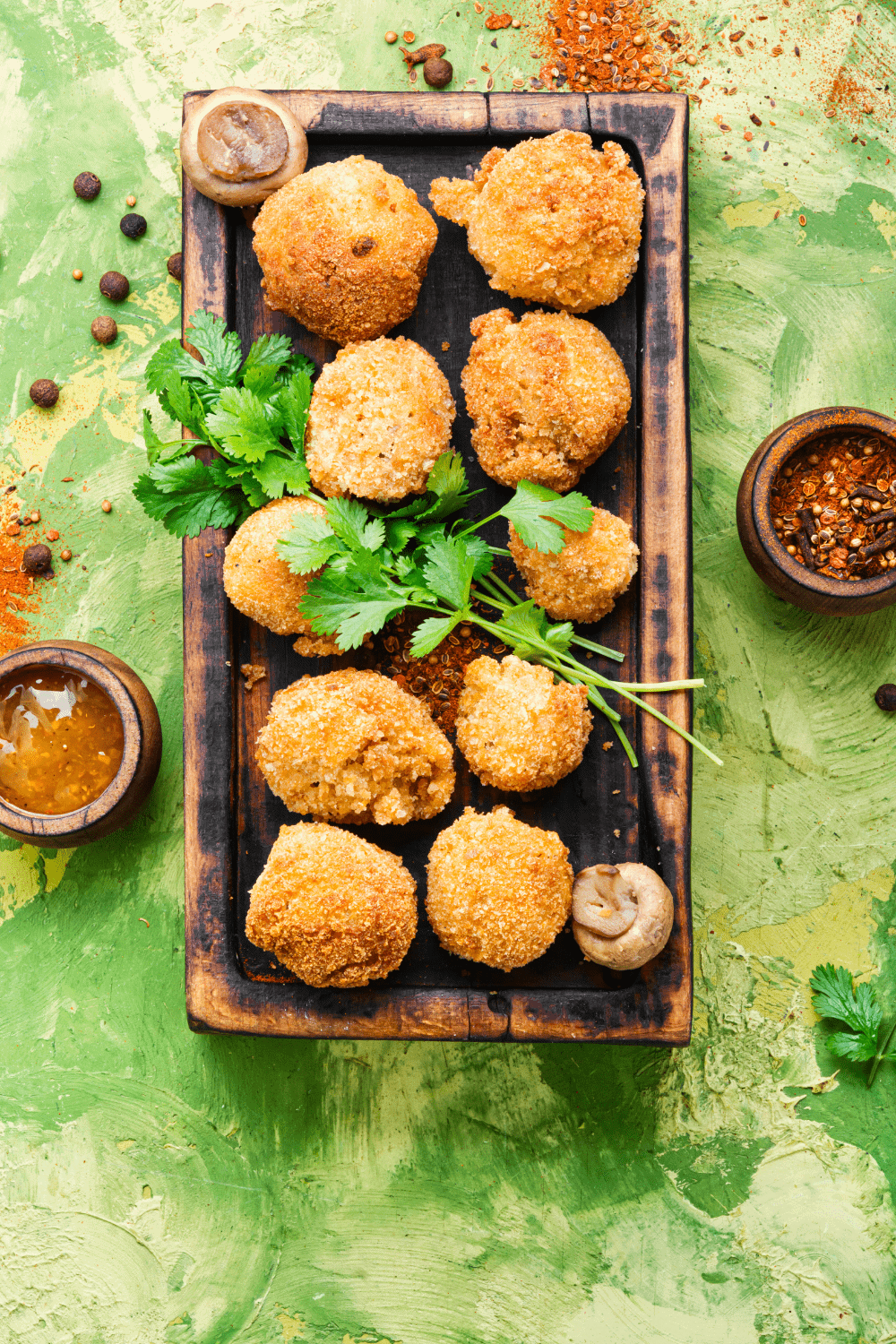 Frozen Breaded Mushrooms in Air Fryer