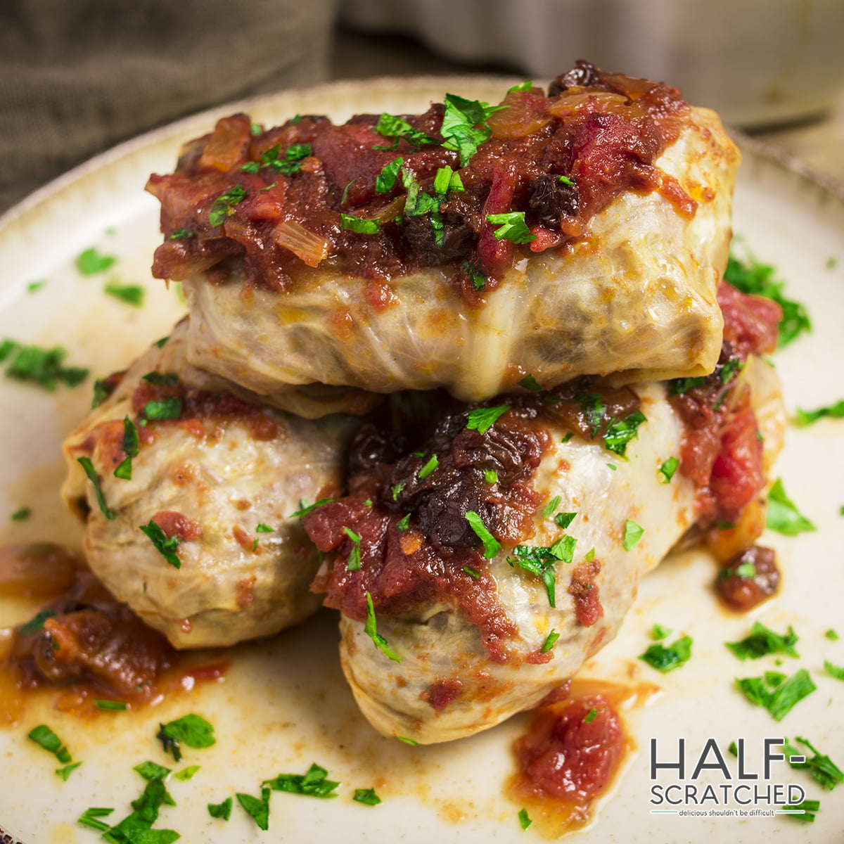 Ina Garten's Stuffed Cabbage Rolls HalfScratched