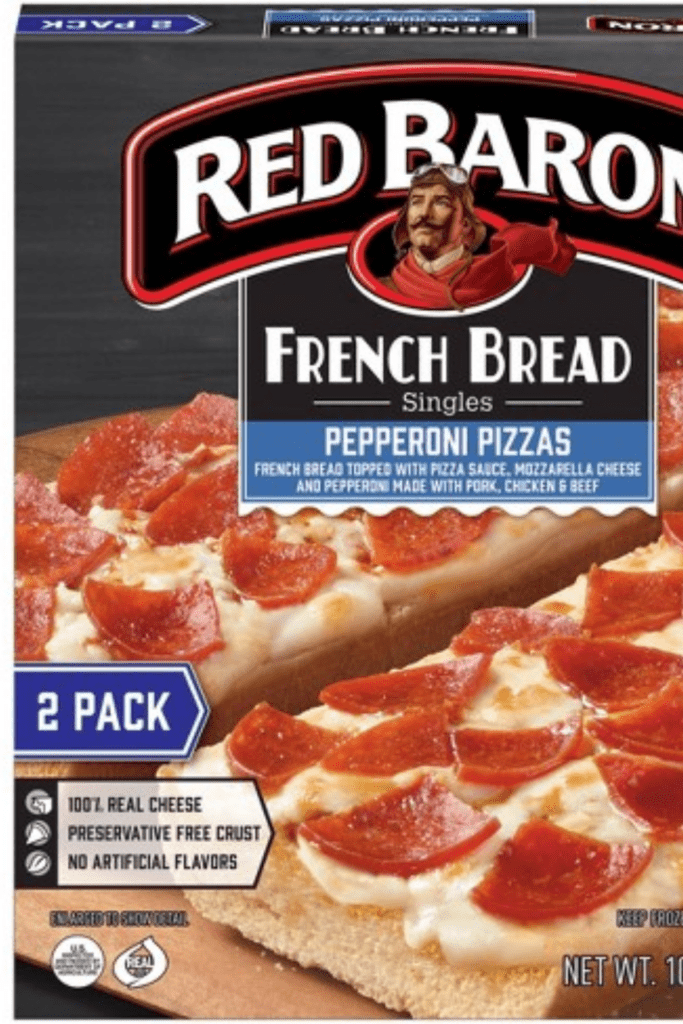 Red Baron French Bread Pepperoni Pizza