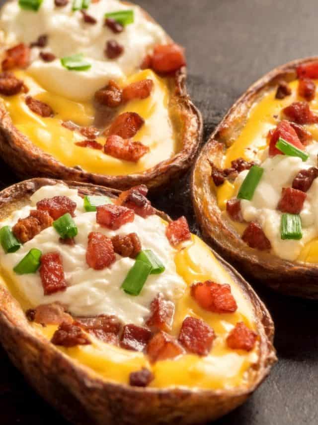 Tgi Friday's Potato Skins Air Fryer HalfScratched