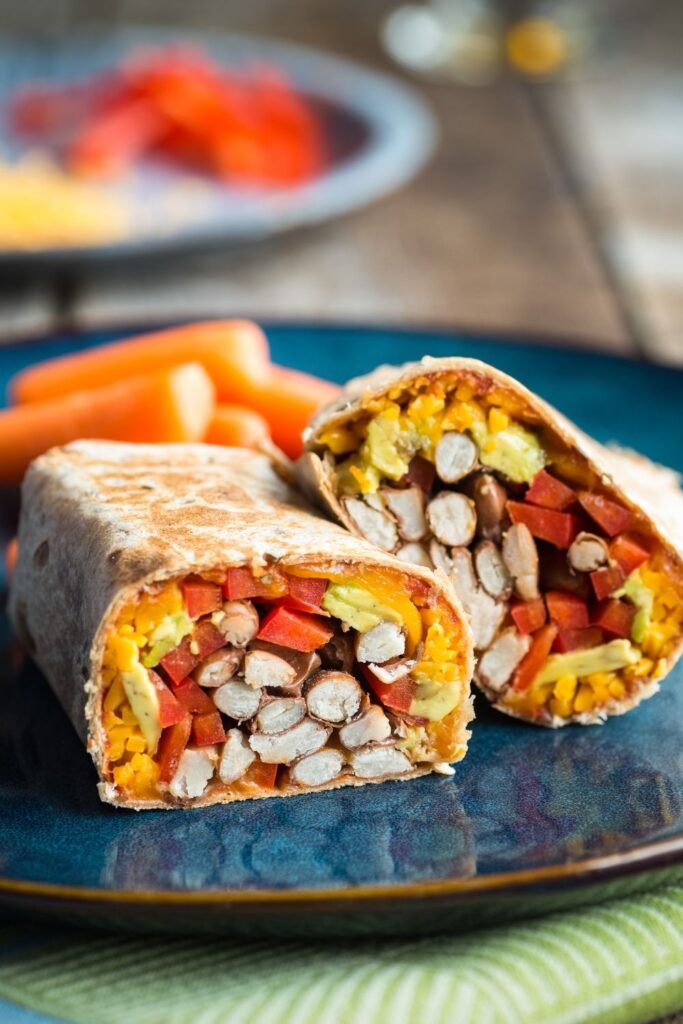 El Monterey® Signature Chicken & Monterey Jack Cheese Chimichanga 5 oz.  Single Serve, Eggs Rolls & Burritos