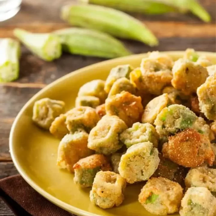 Breaded okra in air fryer