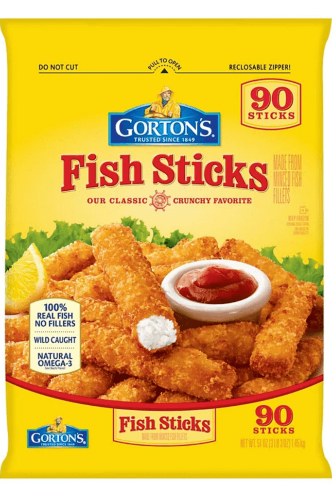 gorton's breaded fish sticks in air fryer