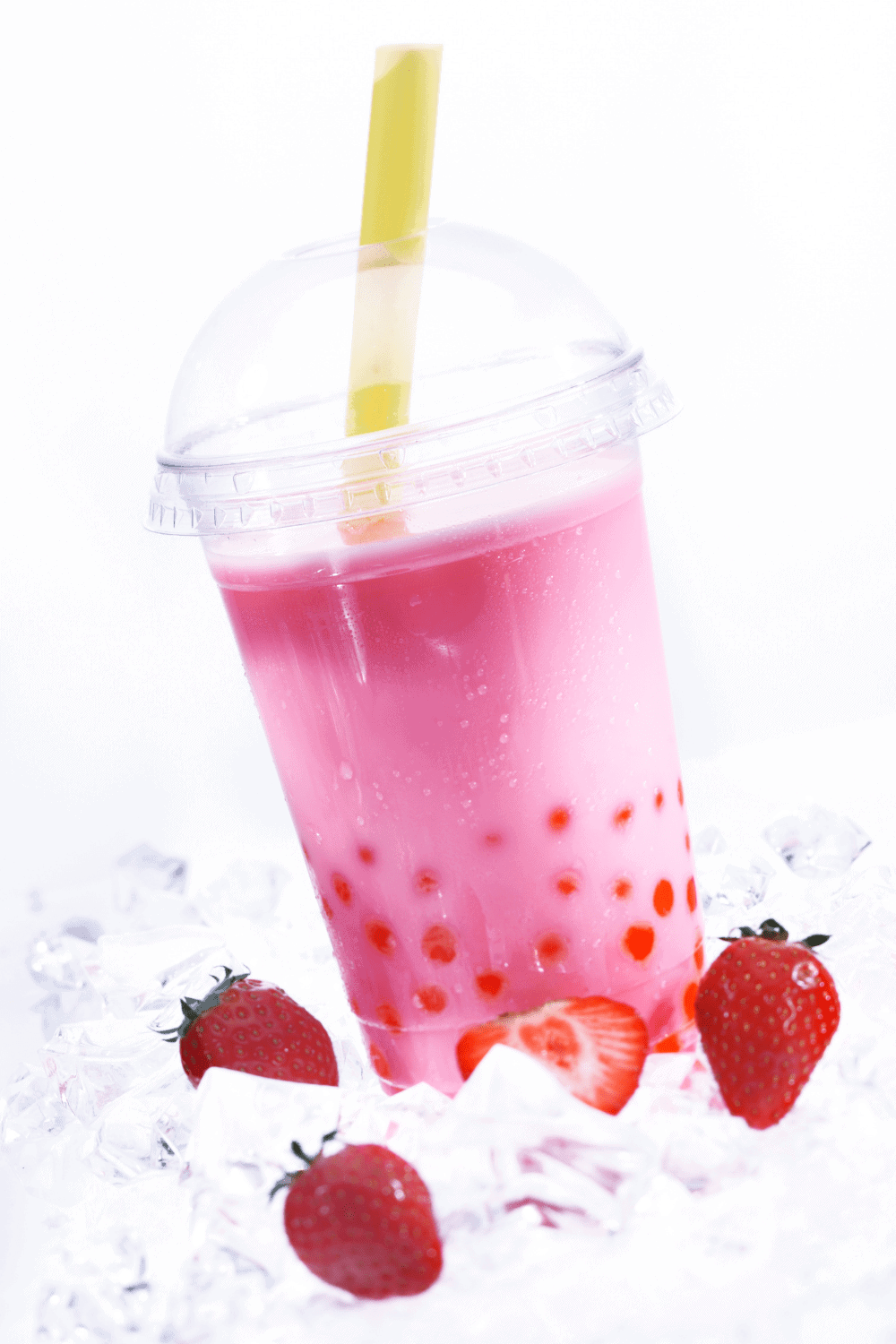 Strawberry Boba Milk