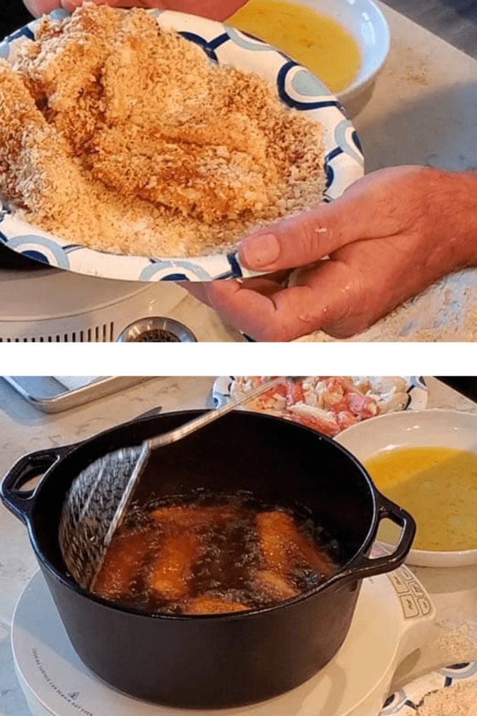 fried crab legs