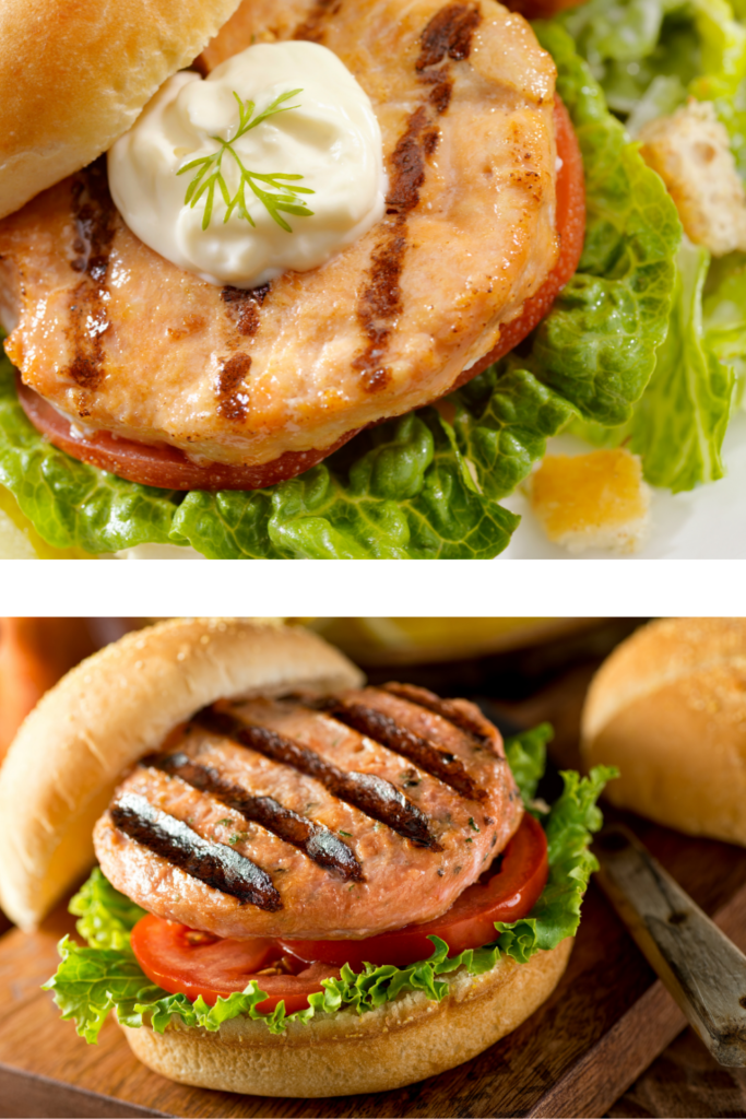 Frozen Salmon Burgers