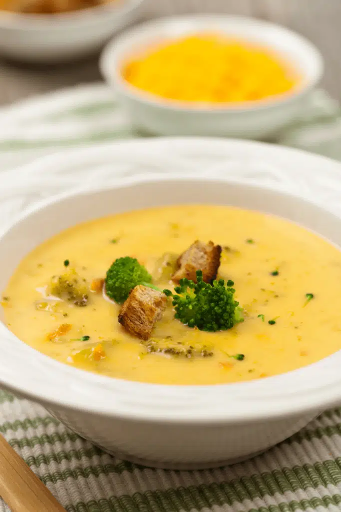 Ina Garten's Broccoli Cheddar Soup HalfScratched