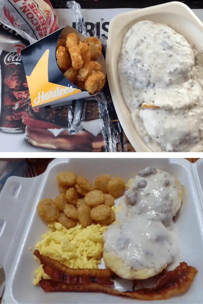 hardee's biscuits and gravy