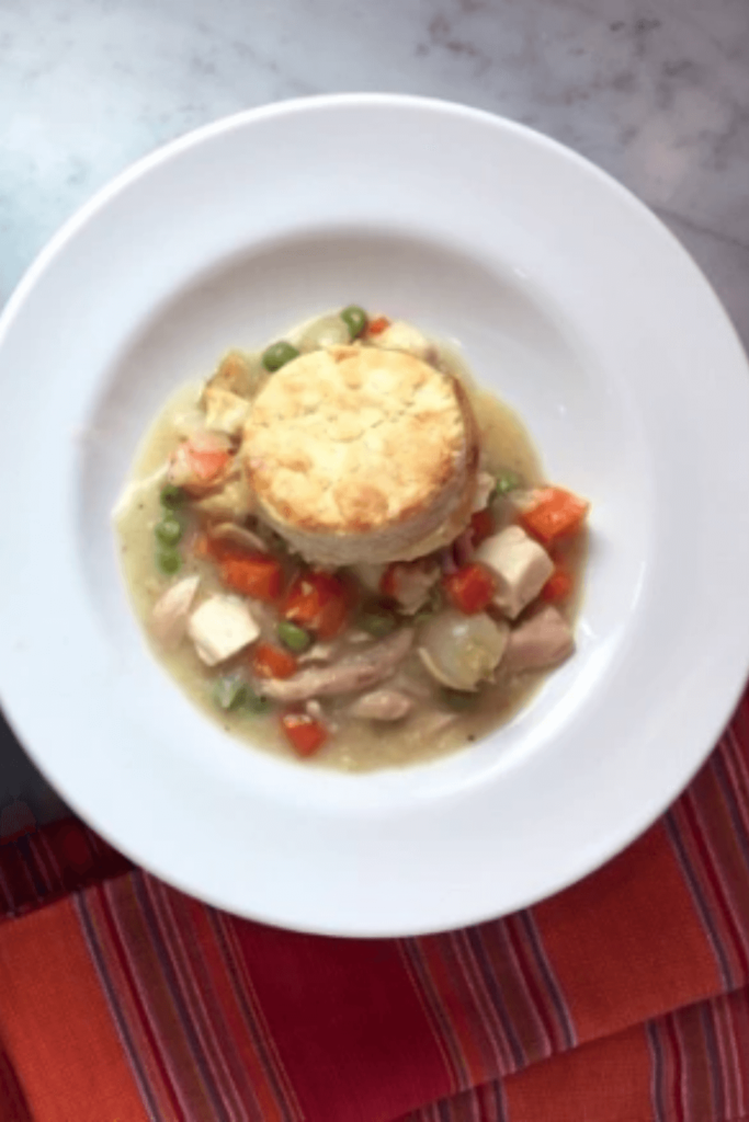 Chicken Stew With Biscuits