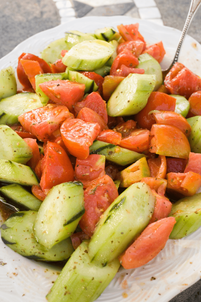 Tomato and Cucumber Salad