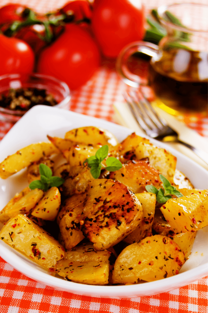 Roast potatoes