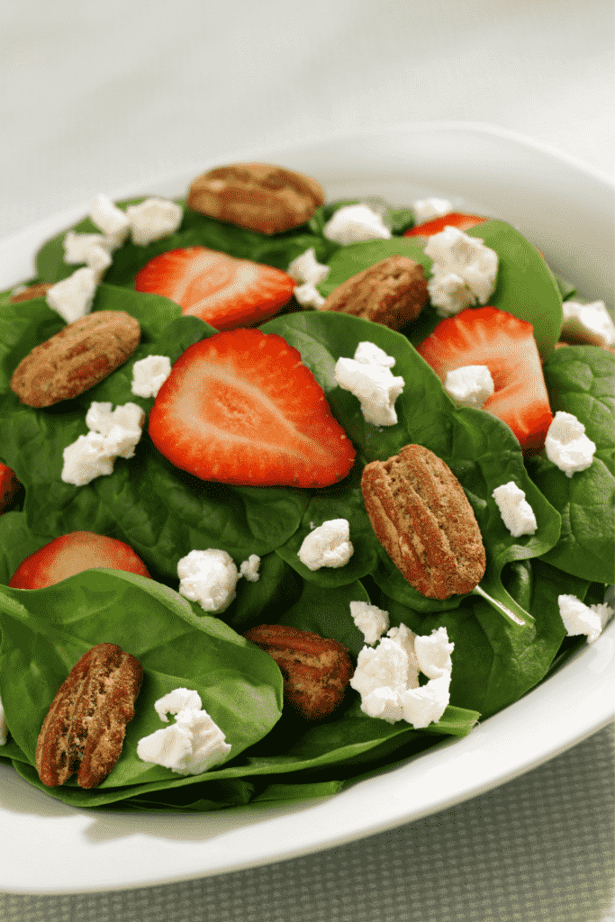 Balsamic Strawberry and Spinach Salad