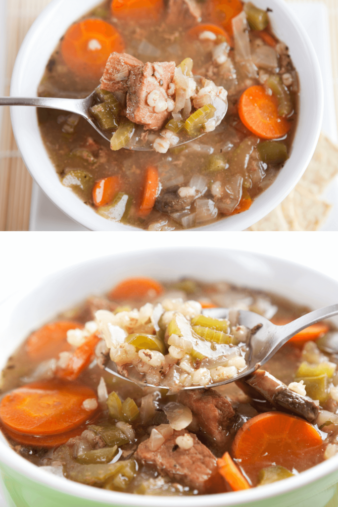 pioneer woman beef barley mushroom soup