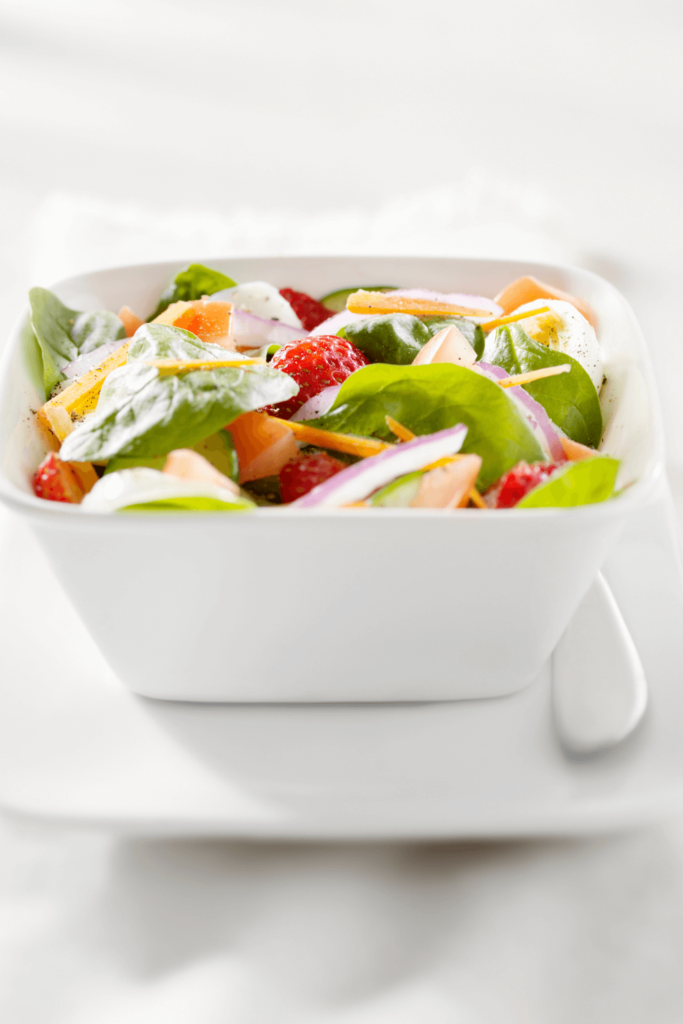 Chicken Spinach Strawberry Salad