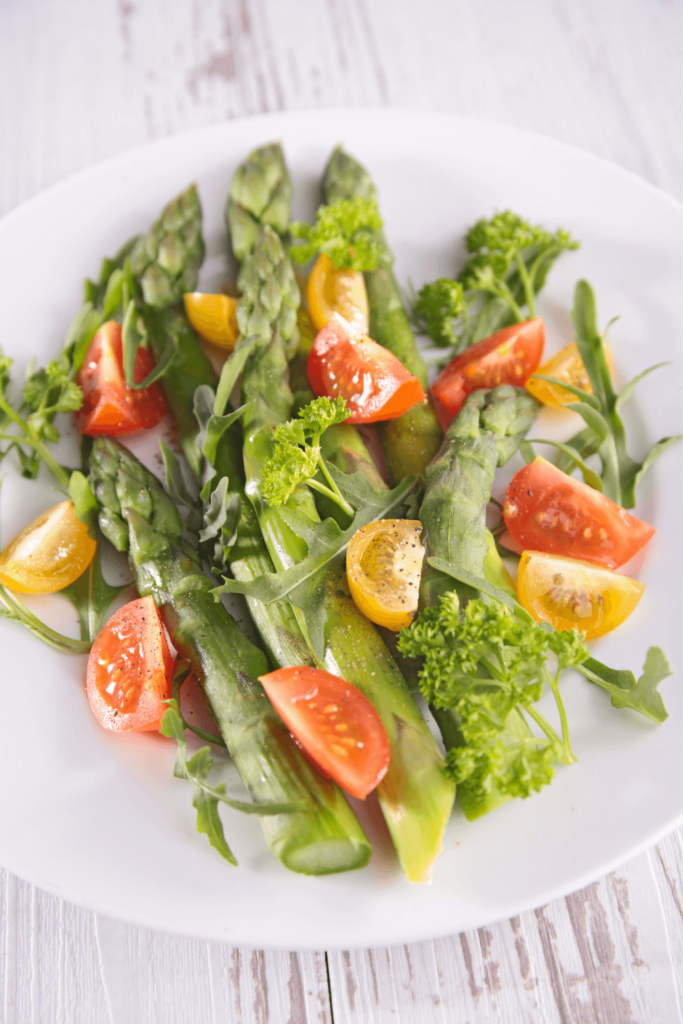 Asparagus & Tomatoes