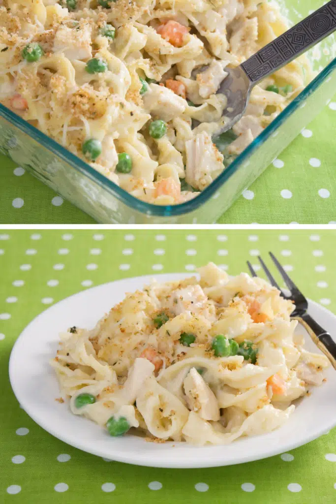 Pioneer Woman's Chicken Noodle Casserole HalfScratched