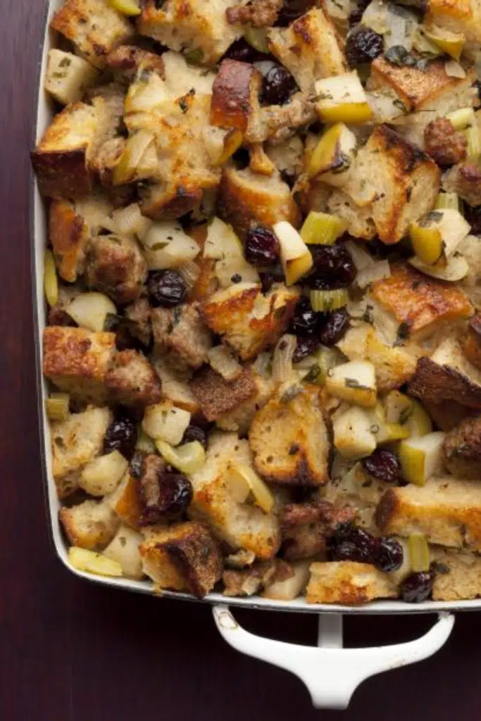 Ina Garten Sausage and Herb Stuffing Casserole