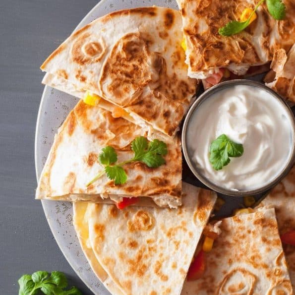 Pioneer Woman Sheet Pan Quesadilla HalfScratched
