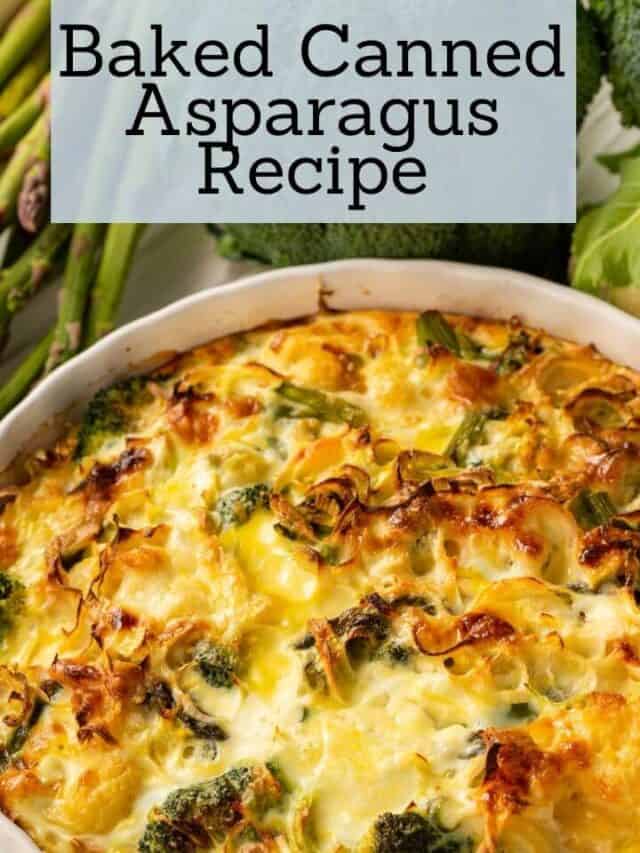 Baked Canned Asparagus Recipe HalfScratched