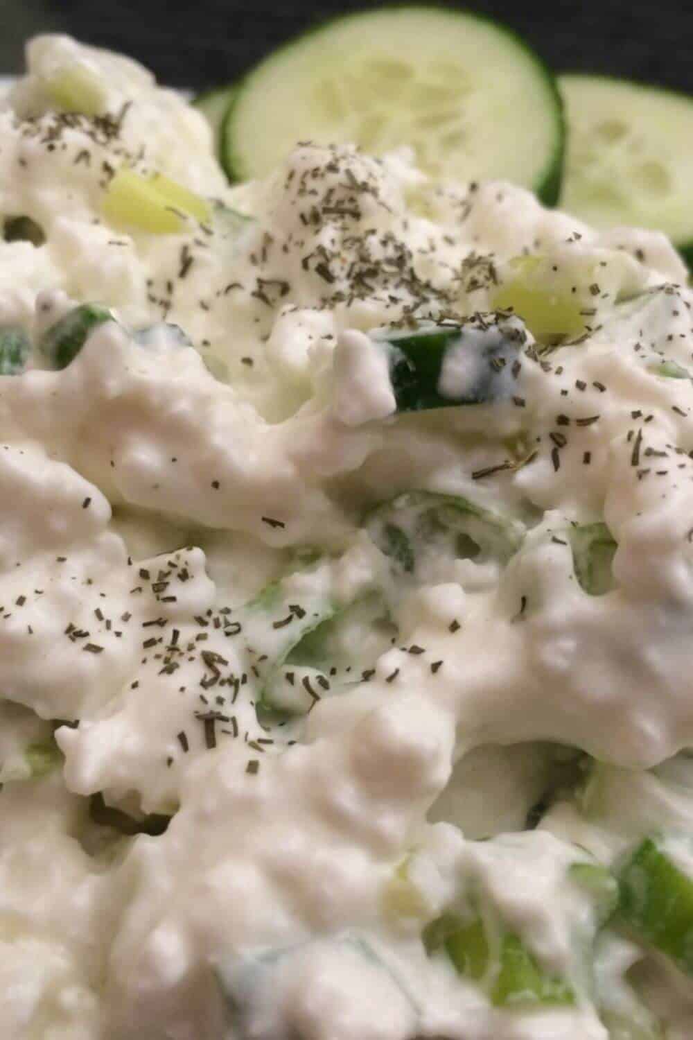 Cucumber Salad With Blue Cheese