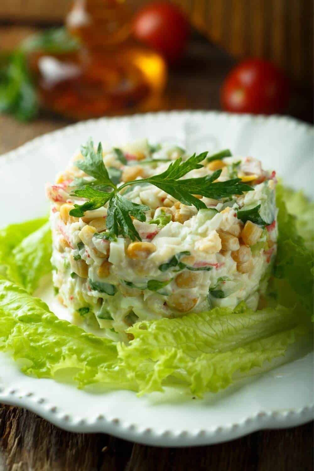 Corn Cucumber Mayo Salad