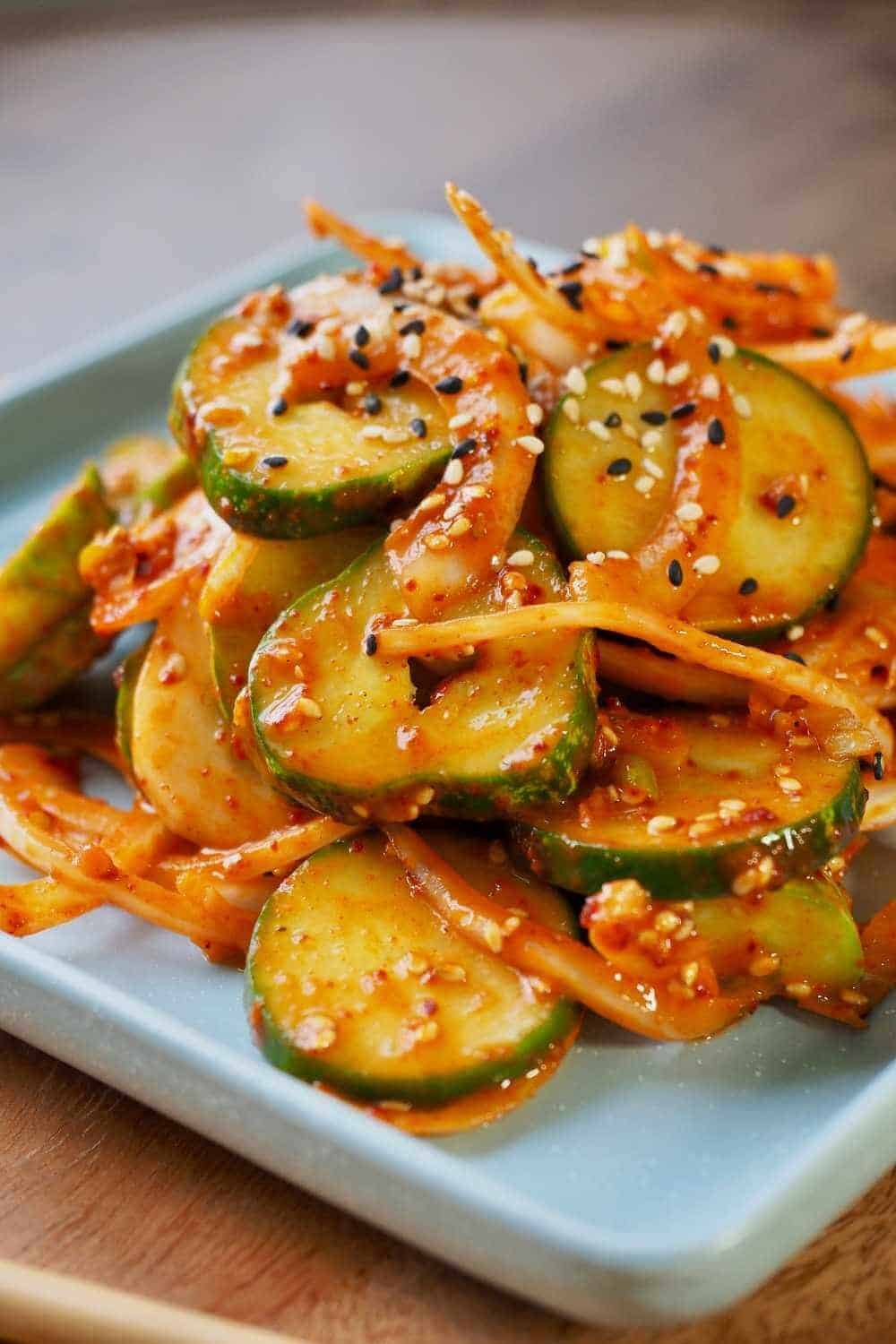 Top 6 korean cucumber salad 2 Korean Cucumber Salad - Half-Scratched