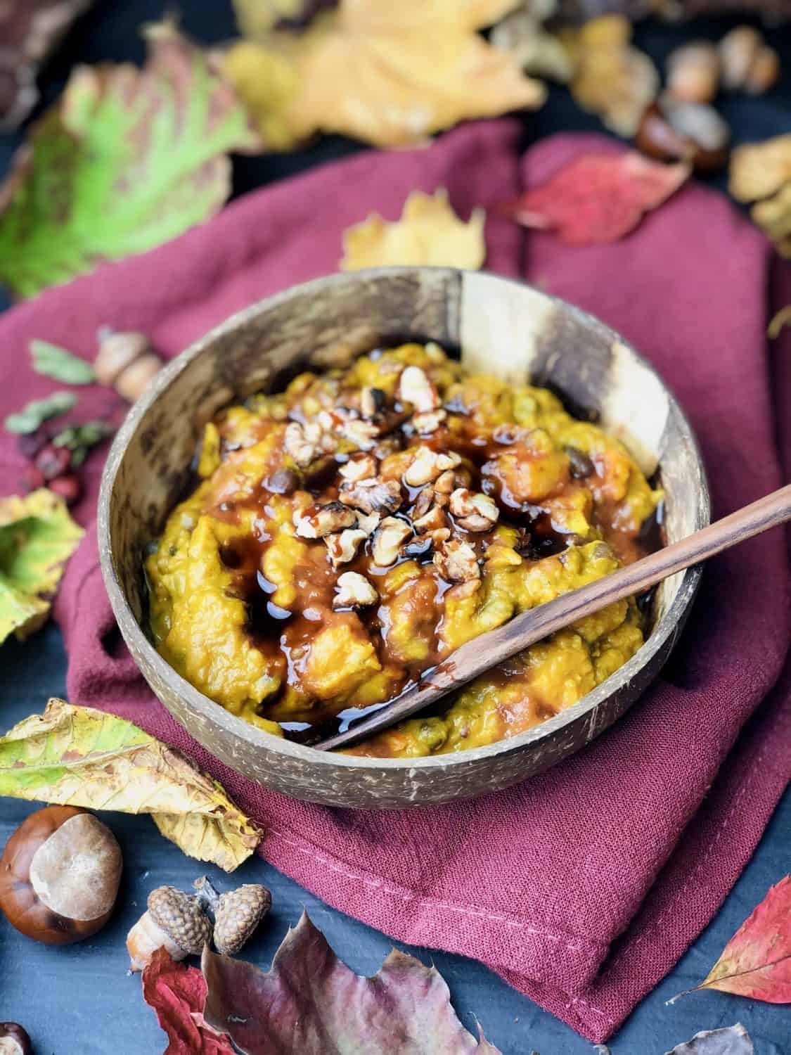 Korean Adzuki Beans and Pumpkin Porridge