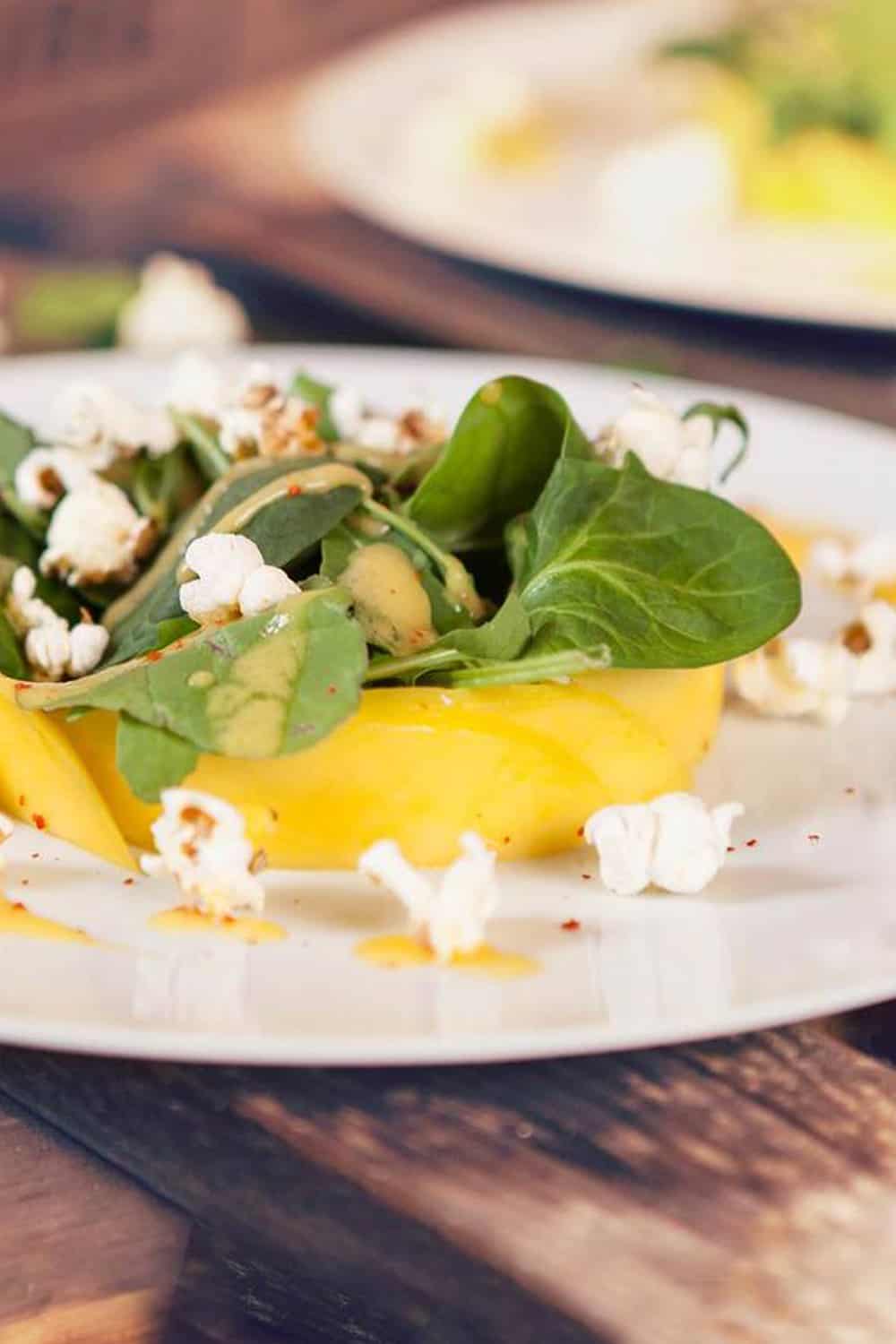 Mango Salad with Popcorn