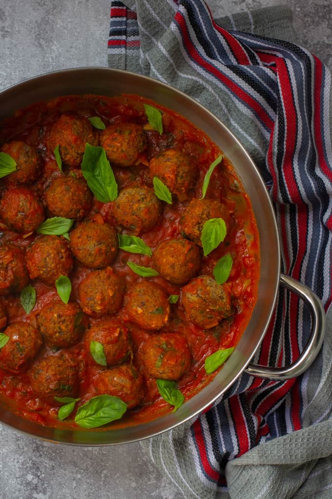 Vegan Adzuki Bean Meatballs