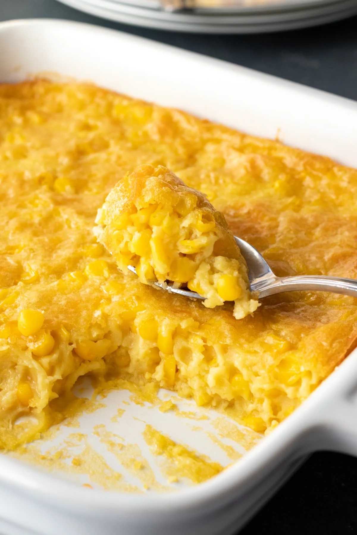 Easy Vegan Corn Pudding