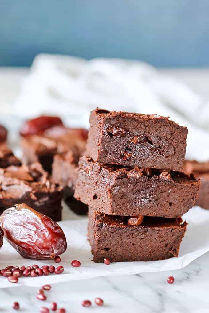 Fudgy Adzuki Bean Brownies 