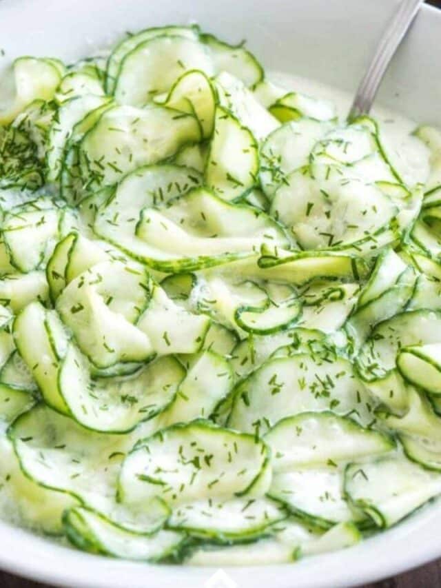 German Cucumber Salad With Mayonnaise Story