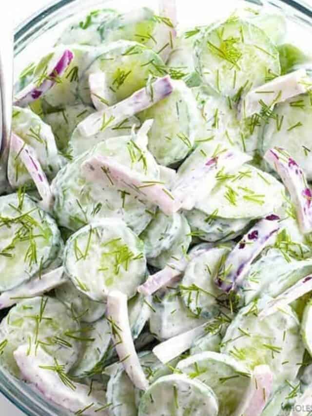 Old Fashioned Cucumber Salad With Mayonnaise