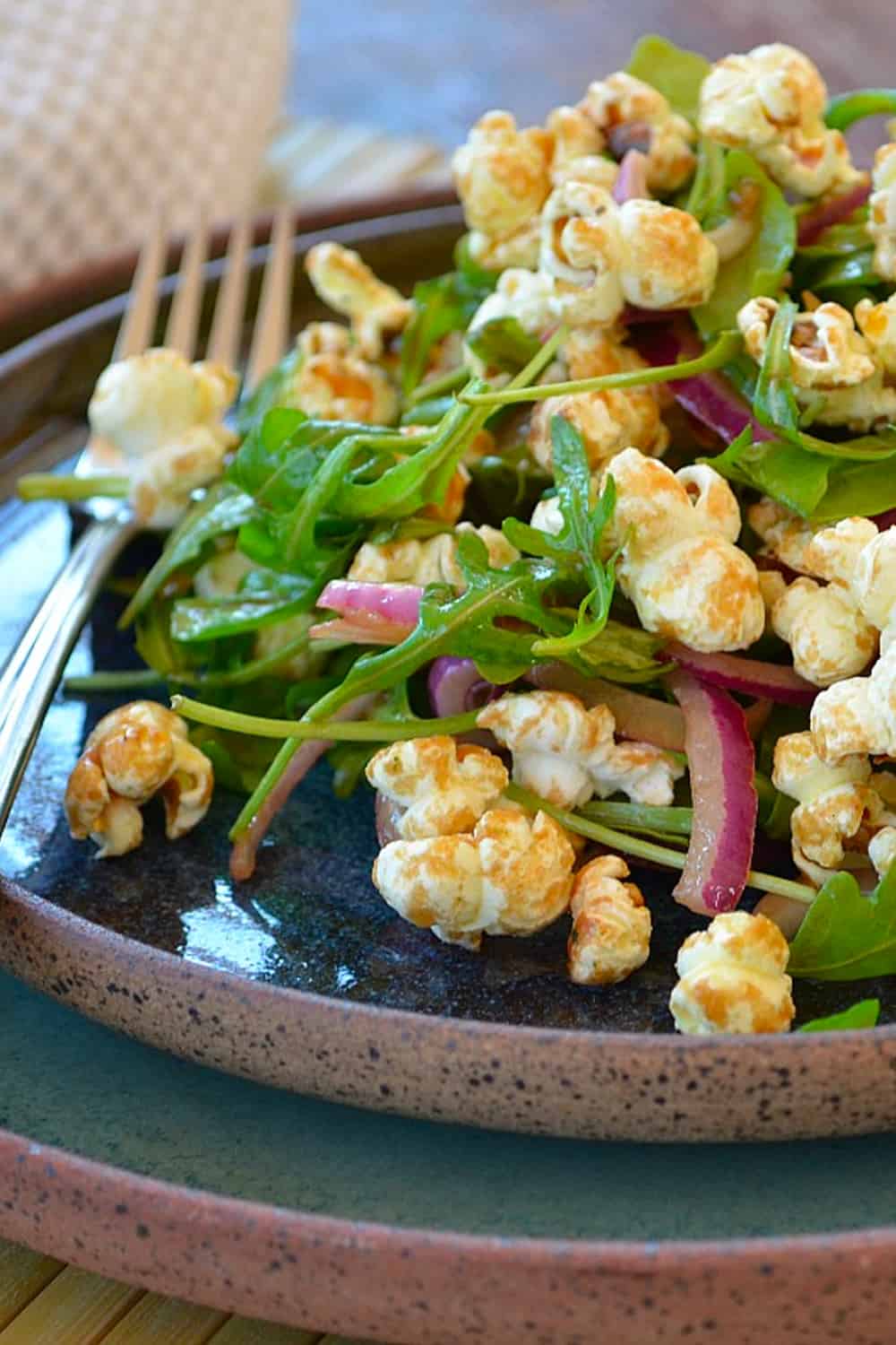 Vegan Popcorn Salad