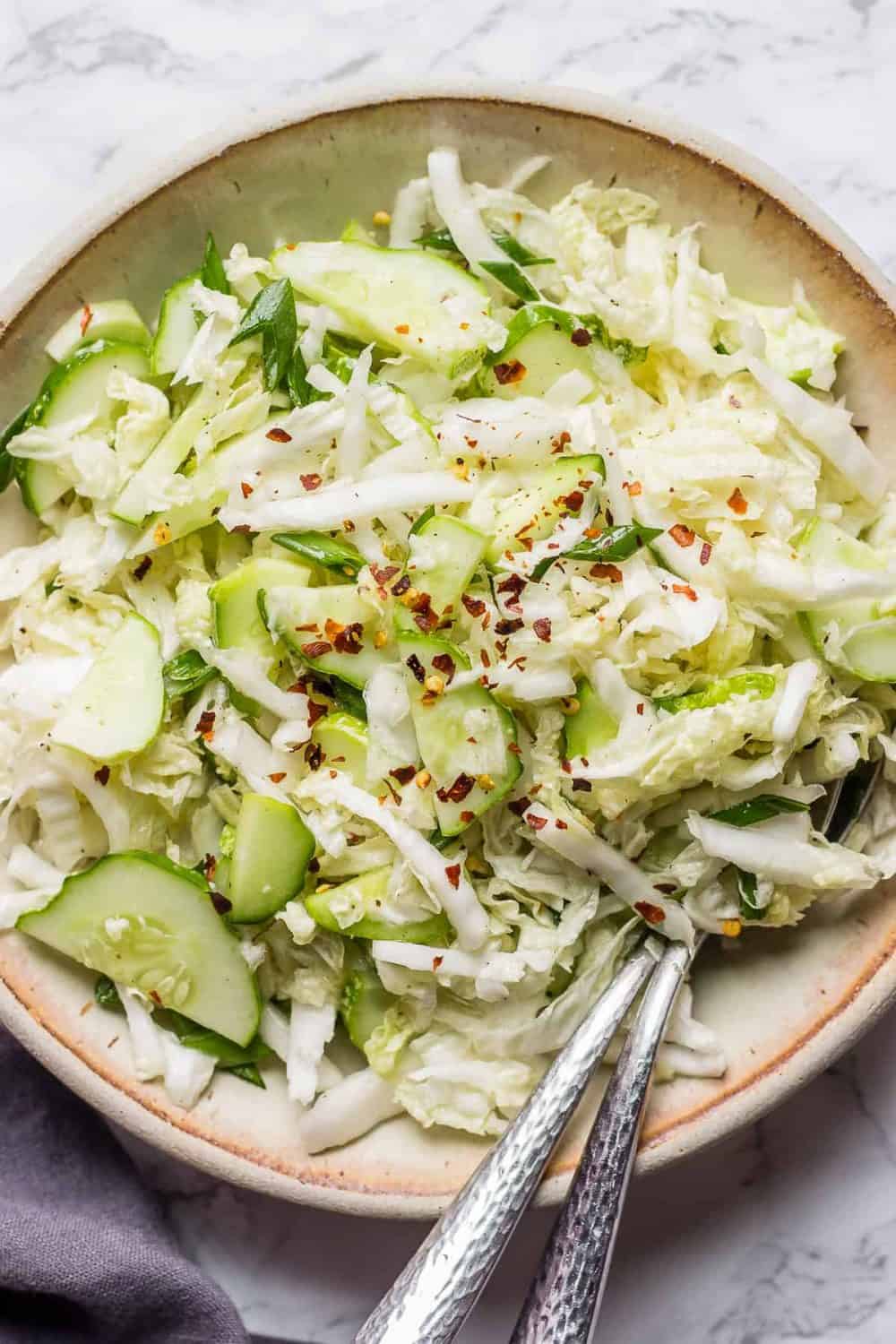 Healthy Napa Cabbage Salad