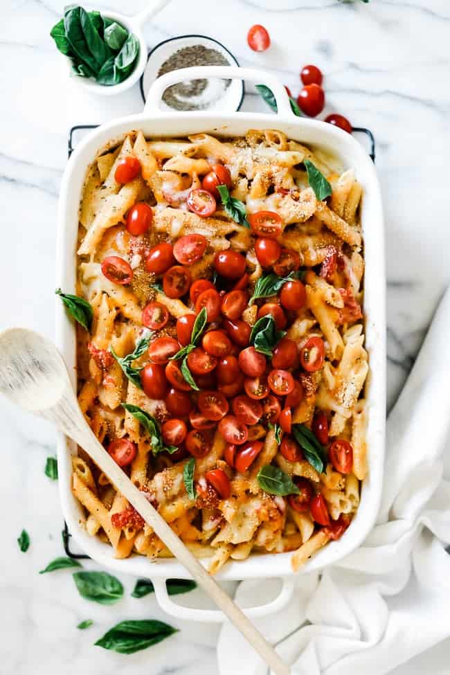 Three Cheese Italian Pasta Bake