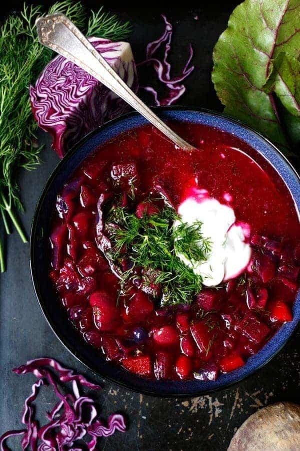 The Best Vegan Borscht