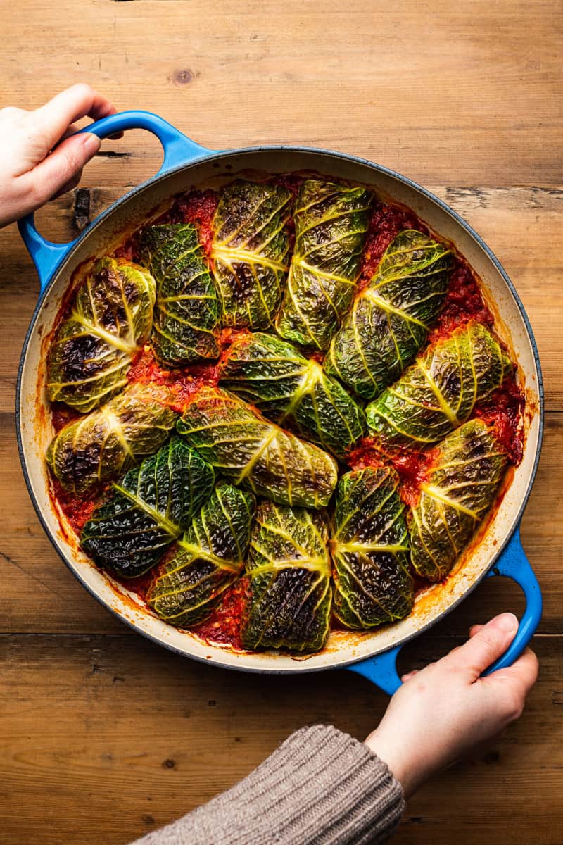 Baked Vegan Cabbage Rolls