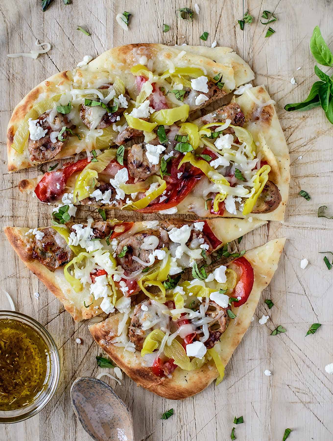 Mediterranean Flatbread Pizza