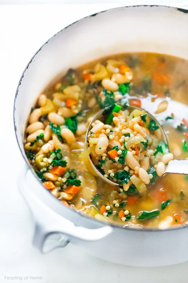 Tuscan Cannellini Bean Stew with Kale and Sorghum