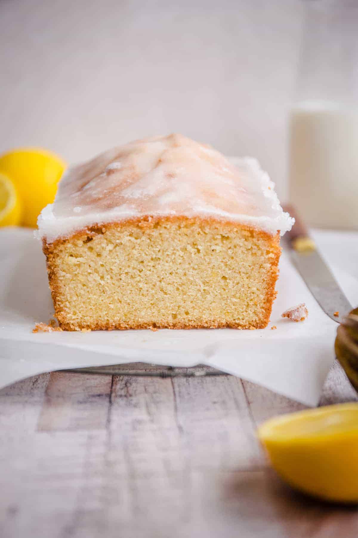 Gluten-Free Lemon Drizzle Cake with Sorghum Flour