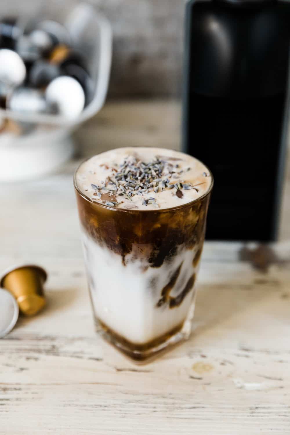 Honey Lavender Iced Latte