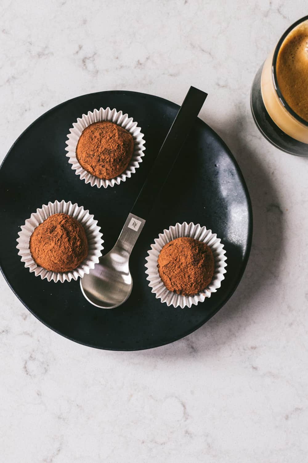 Dark Chocolate Coffee Truffles